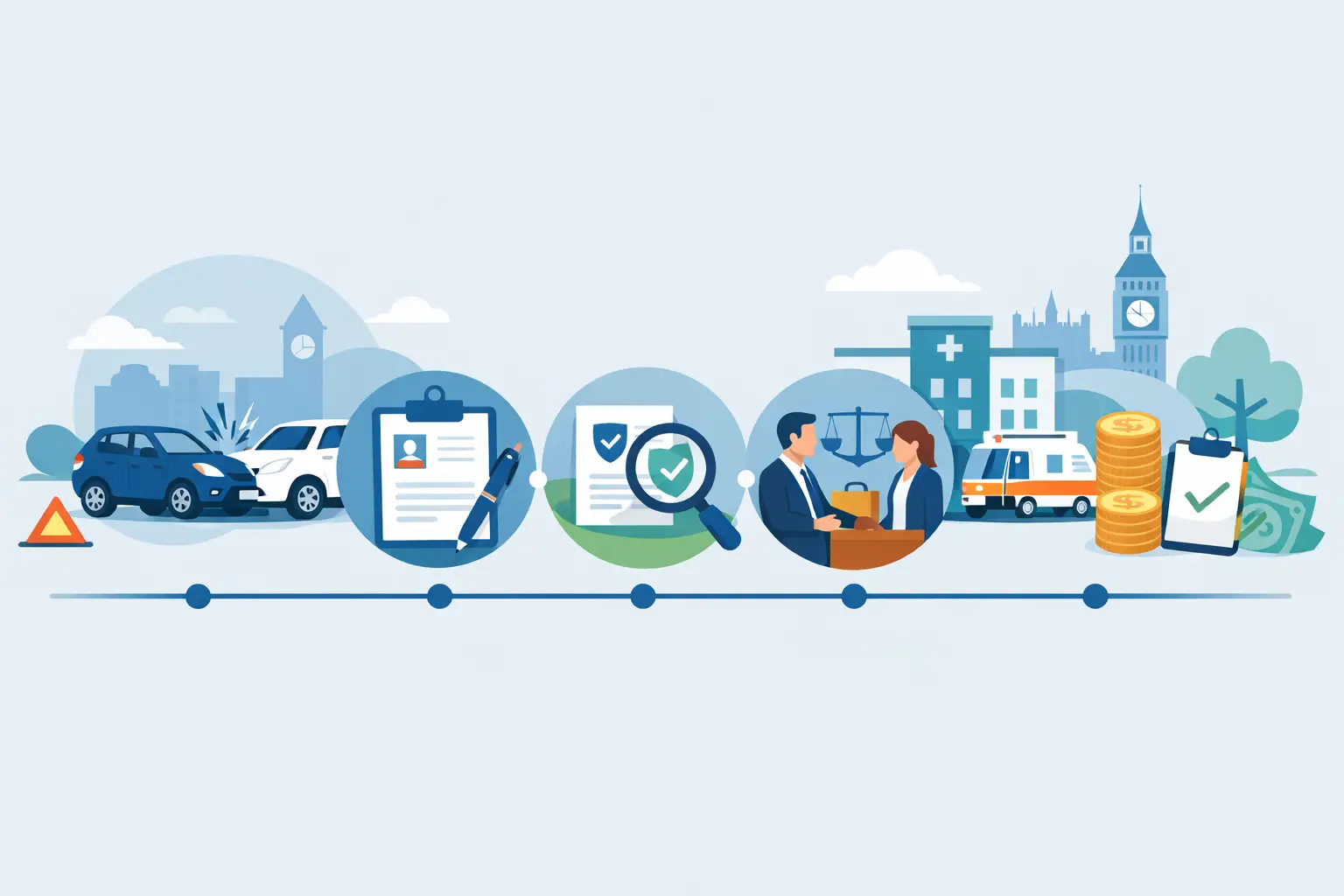 7 Accident Claim Timeline Examples in the UK