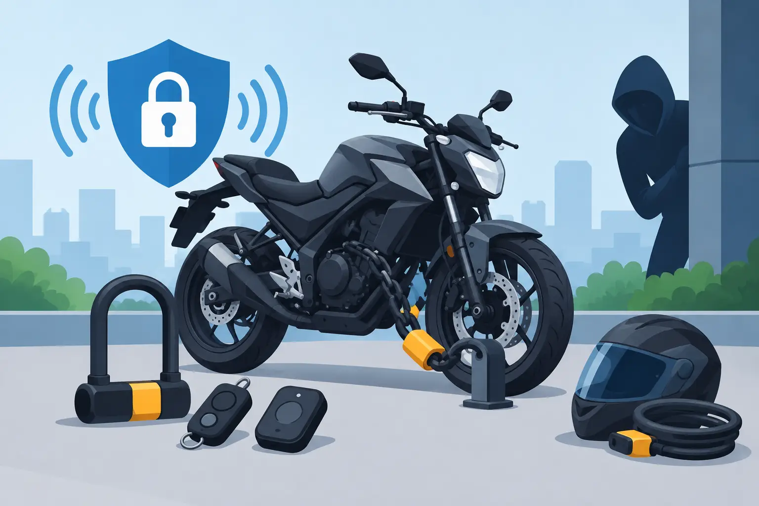 Motorbike Security Devices That Deter Thieves